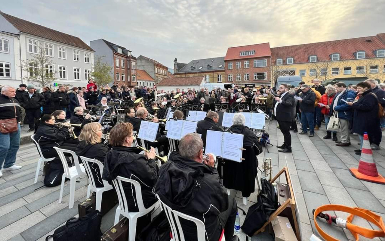 Vojens Brass band spiller i Vojens og Gram - Midtlandet.dk