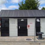 Den nye toiletbygning på Vojens station - Foto: René Holm