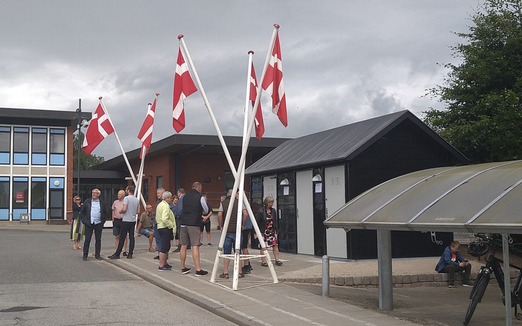 Den nye toiletbygning på Vojens station indvies - Foto: René Holm