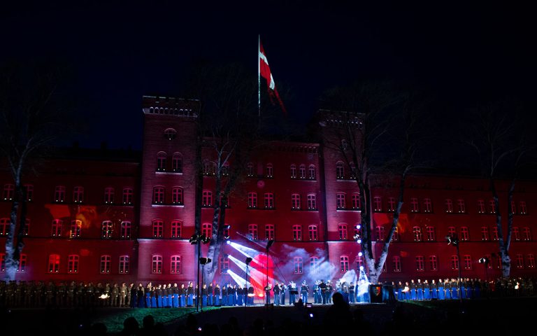 Lysfesten der fejrer befrielsen på Haderslev Kaserne - Foto: rené Holm