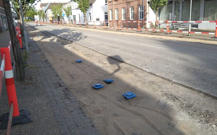 Cykelsti i Vestergade, Vojens er fjernet - Foto: René Holm