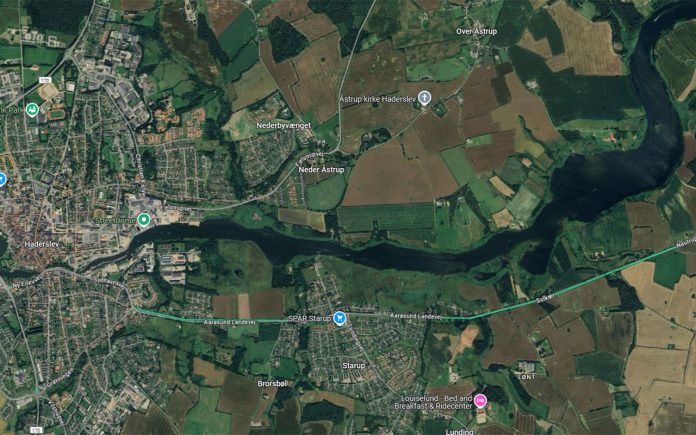 Haderslev fjord - Screenshot: google maps
