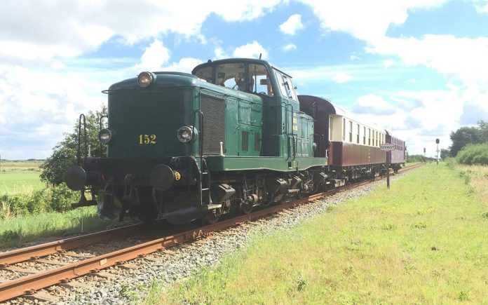 Veterantog vest kører på Haderslev-Vojens banen i juli og august - Foto: Veterantog Vest