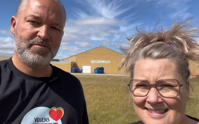 Jens Friis Felber og Tina Rosenkilde ved fremtidens Høtteplads - Screendump fra video