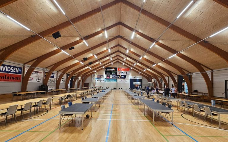 Hammelevhallen er klar til loppemarked - Foto: Privatfoto