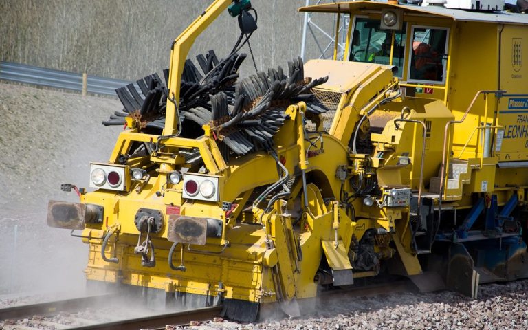 Ballastfordeler - Pressefoto: Banedanmark