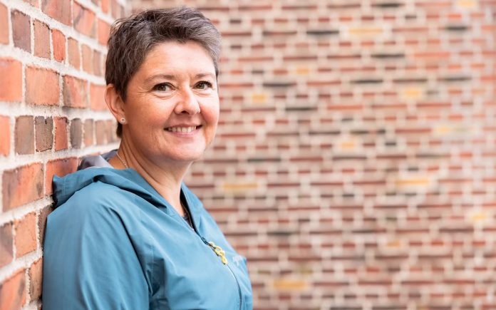 Heidi Møller holder foredrag om gåture - Pressefoto/gaamigglad.dk