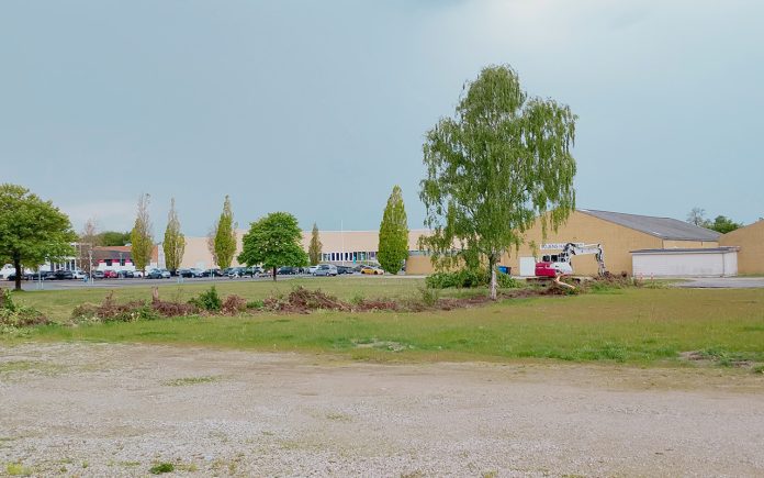 Vojens Eventplads er ved at blive klargjort til Høtte - Foto: René Holm