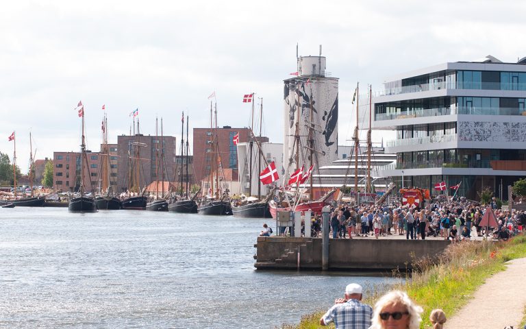 I 2024 var der mange besøgende på Haderslev Havn - Arkivfoto: René Holm