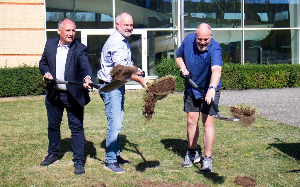 Første spadestik ved Vojens svømmehal